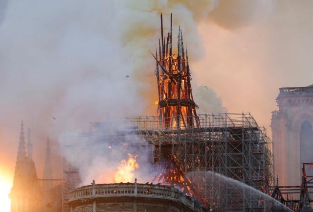 The Fire Of Notre Dame de Paris