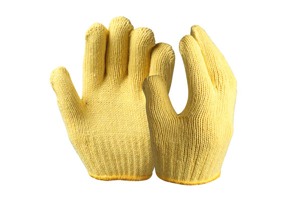 SKG-04-P String Knit Safety Work Gloves/Acryic Gloves With Dots