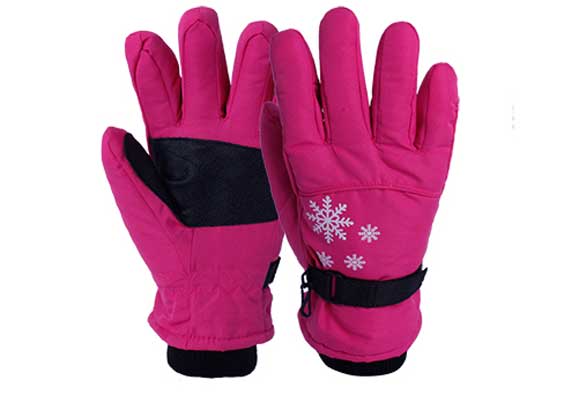 IWG-015-C Nylon Insulated Ski Thermal Gloves