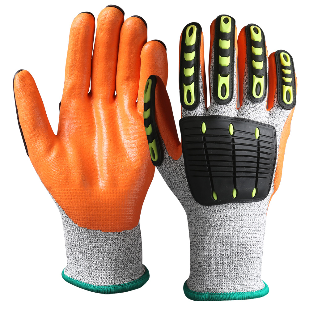 Impact Cut resistant Safety Work Gloves/IPG-002