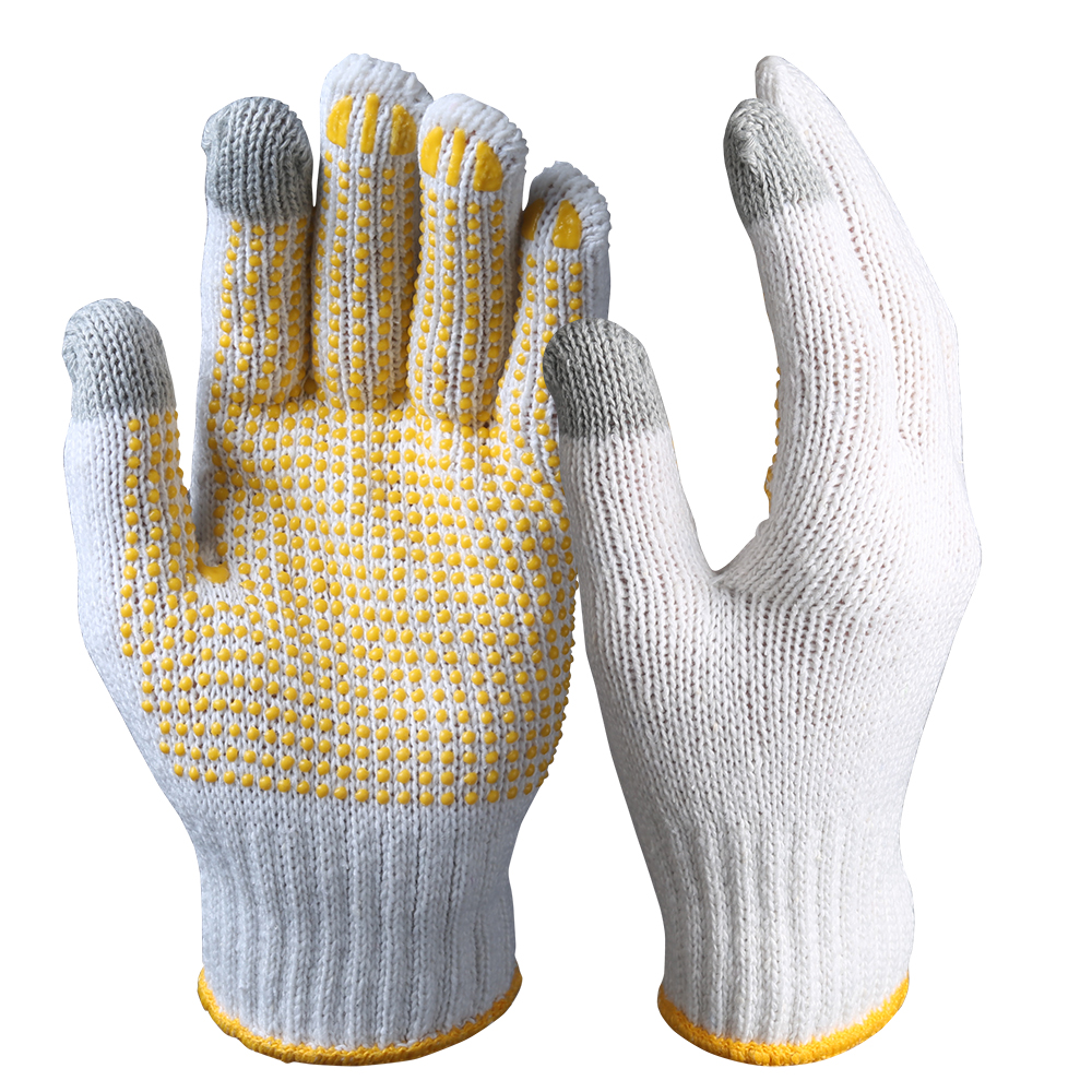 Touch Screen Safety Gloves/String Knit Gloves/TSG-01