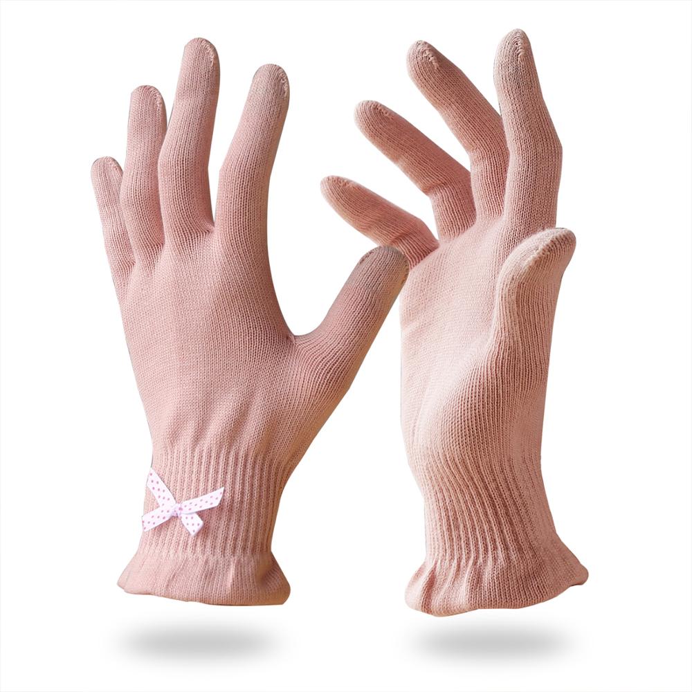 綿おやすみ手袋　スキンケア UVカット 手あれ対策　紫外線対策
