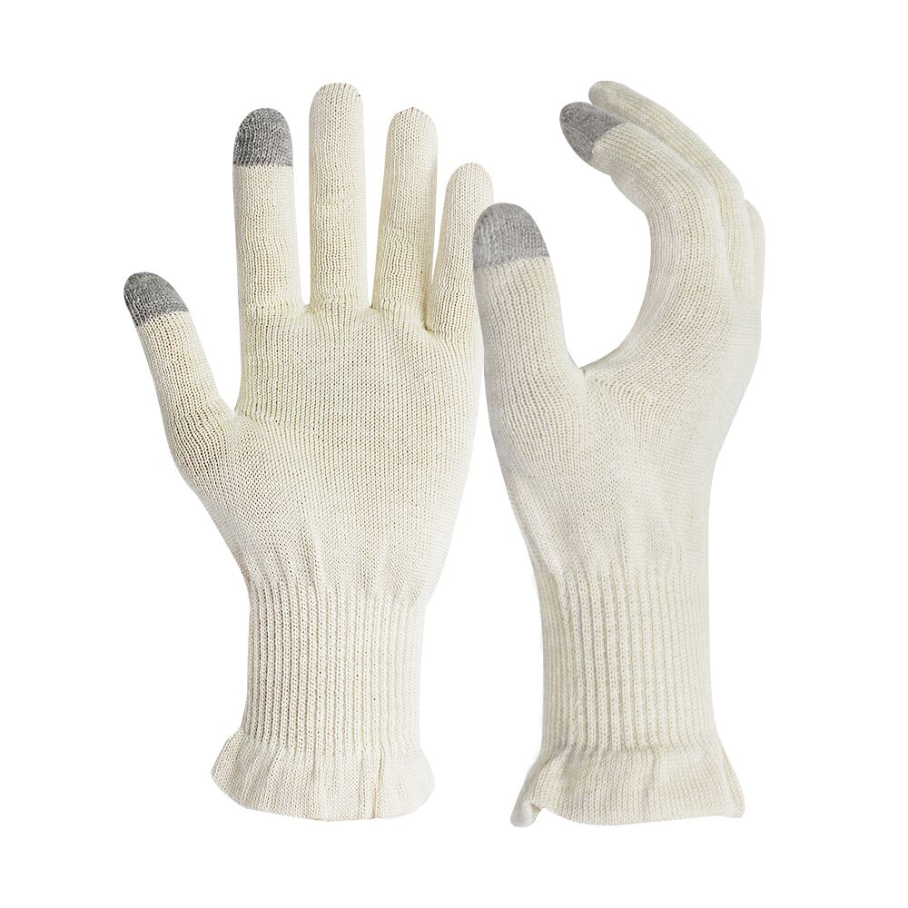 Silk Beauty Gloves with Touchscreen Fingers for Women SPA