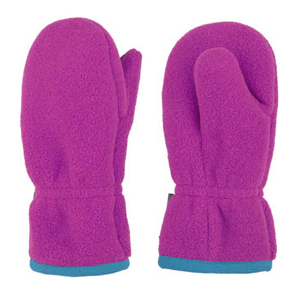 Pink Polyester Fleece Glove with Microfleece lining/IWG-029