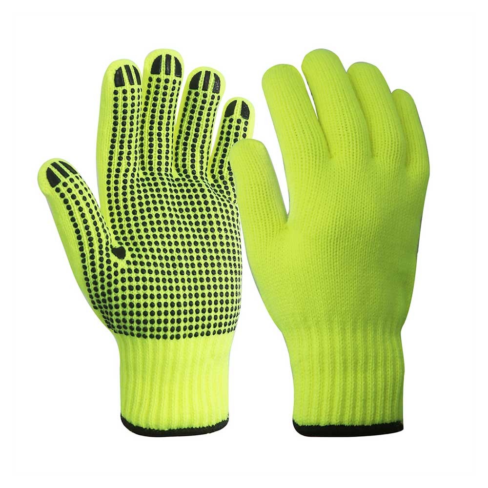 7G Acrylic Gloves with PVC on Palm/SKG-018