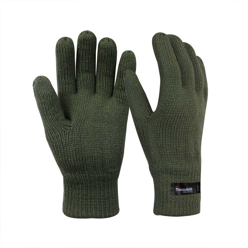 Wool/Acrylic Double Knit Gloves with 3M Thinsulate Lining/IWG-013-O