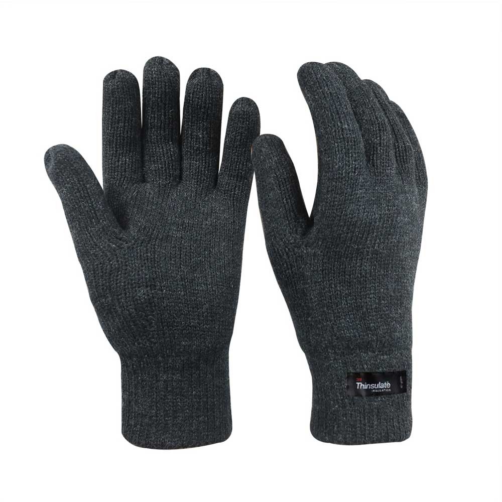 Wool/Acrylic Double Knit Gloves with 3M Thinsulate Lining/IWG-013-G