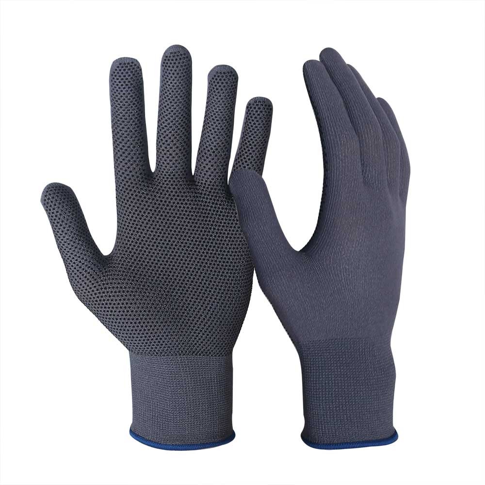 Nylon Gloves with PVC Doted/MWG-006-G