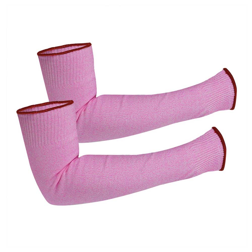 Pink Cut Resistant Sleeves with HPPE Material/CRS-006