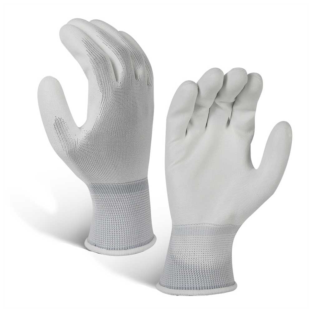 White PU Coated Grocery Common Glove/GCG-005
