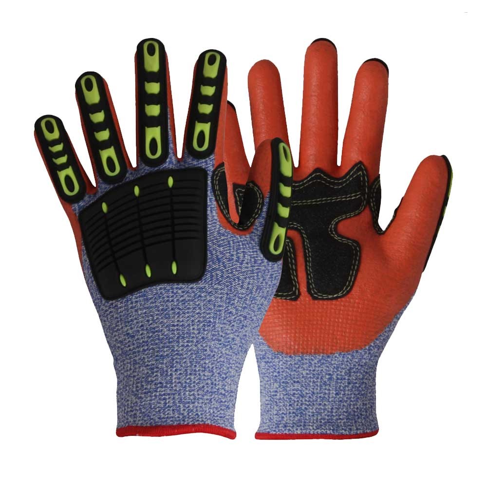 Impact Hi- Vis Safety Work Gloves/IPG-004