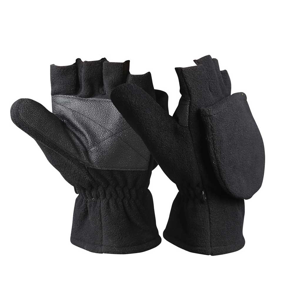 Fingerless Micro Fleece Gloves/WKR-004-B