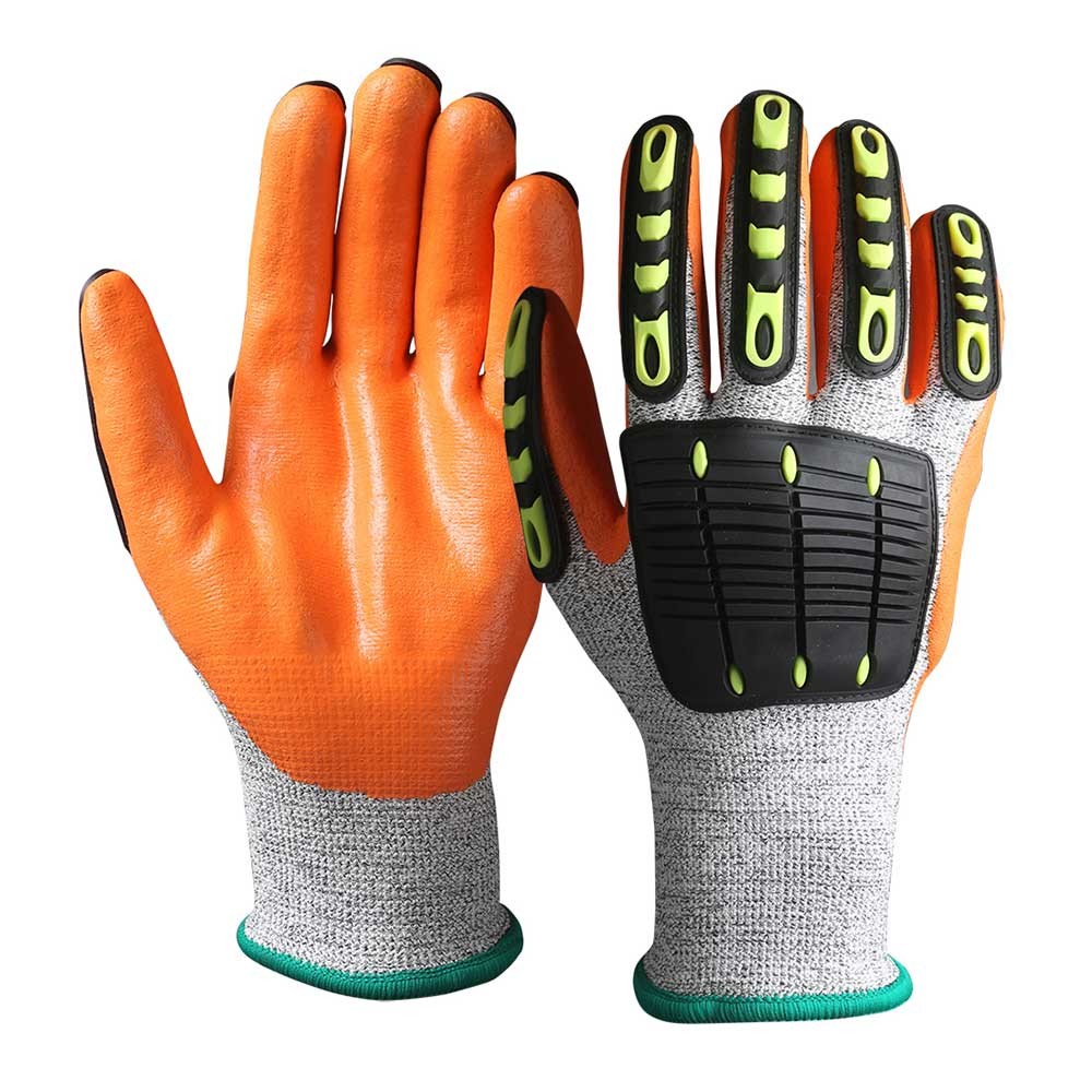 Impact Cut resistant Safety Work Gloves/IPG-002