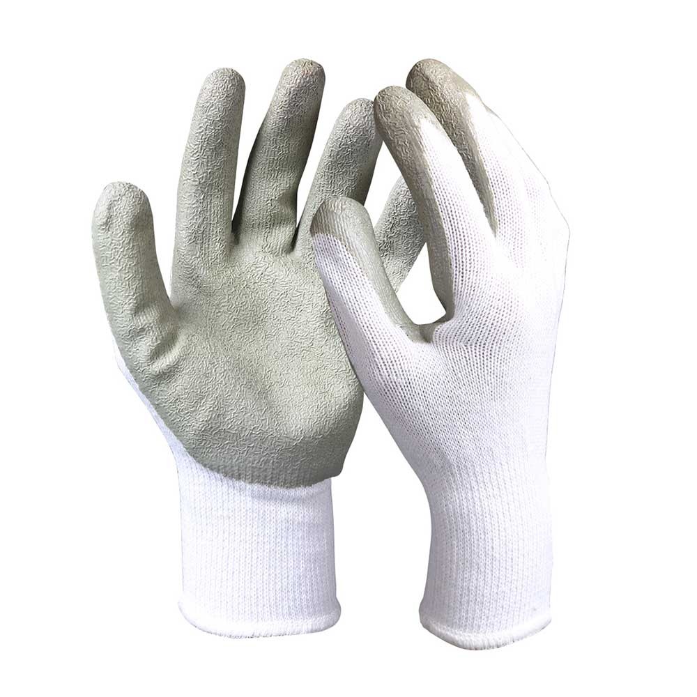 LCG-002 Latex Coated Cotton/Polyester Safety Work Gloves