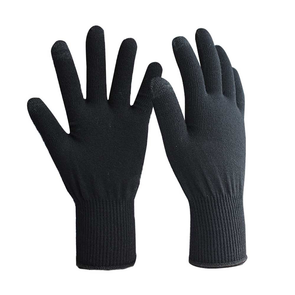 13G Merino Wool Yarn Touch Screen Glove/MWG-001-Touch