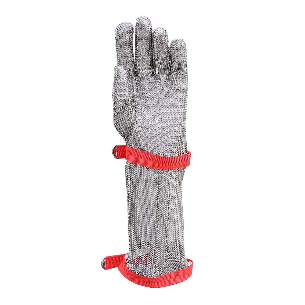 Stainless Steel Mesh Safety Work Gloves with Long Cuff/SMG-003