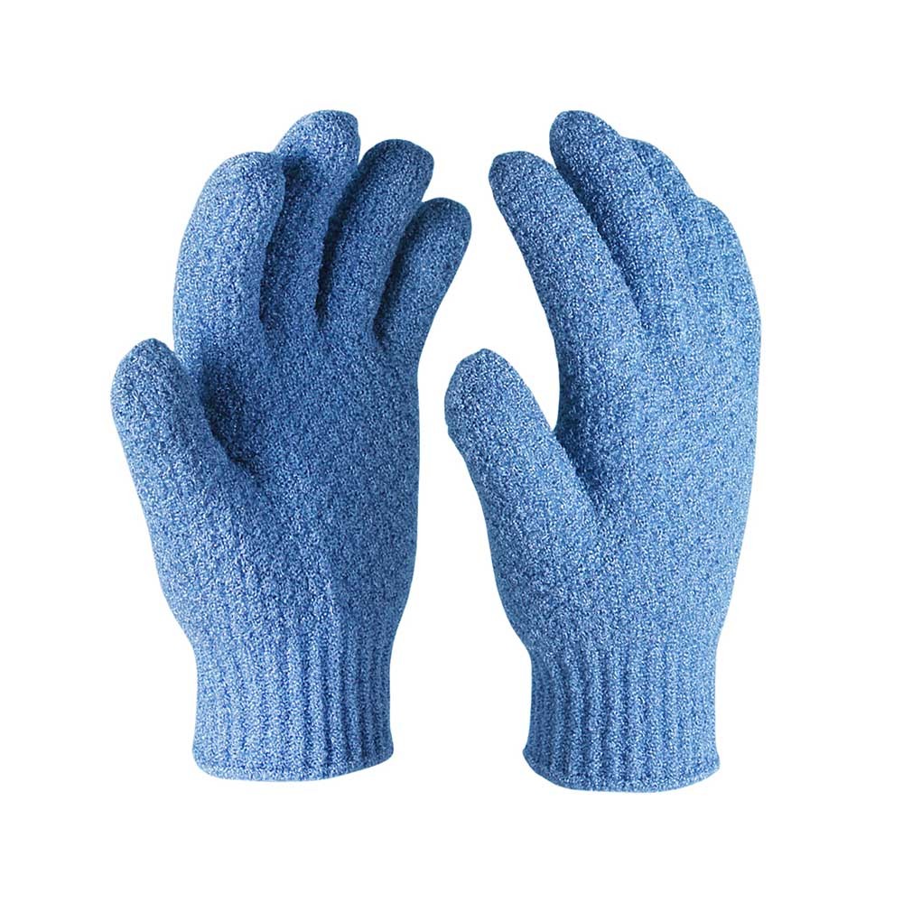 Exfoliating Dual Texture Bath Gloves for Shower/NSG-001-B