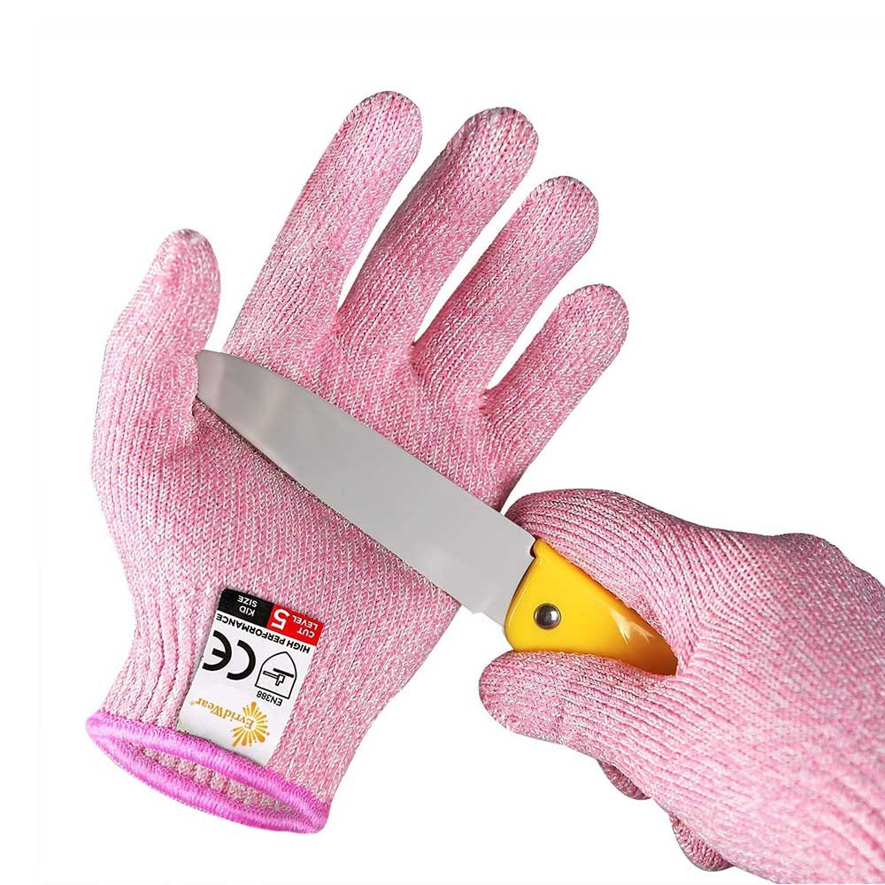 HPPE Gloves with Silicone on Palm for Kitchen/CRG-002