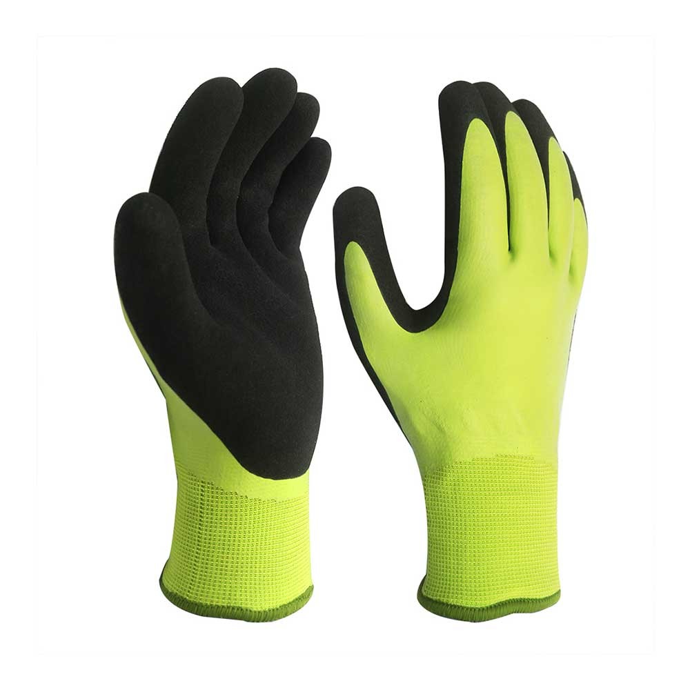 Waterproof Gloves with Double Latex Coated/WPG-003-Y