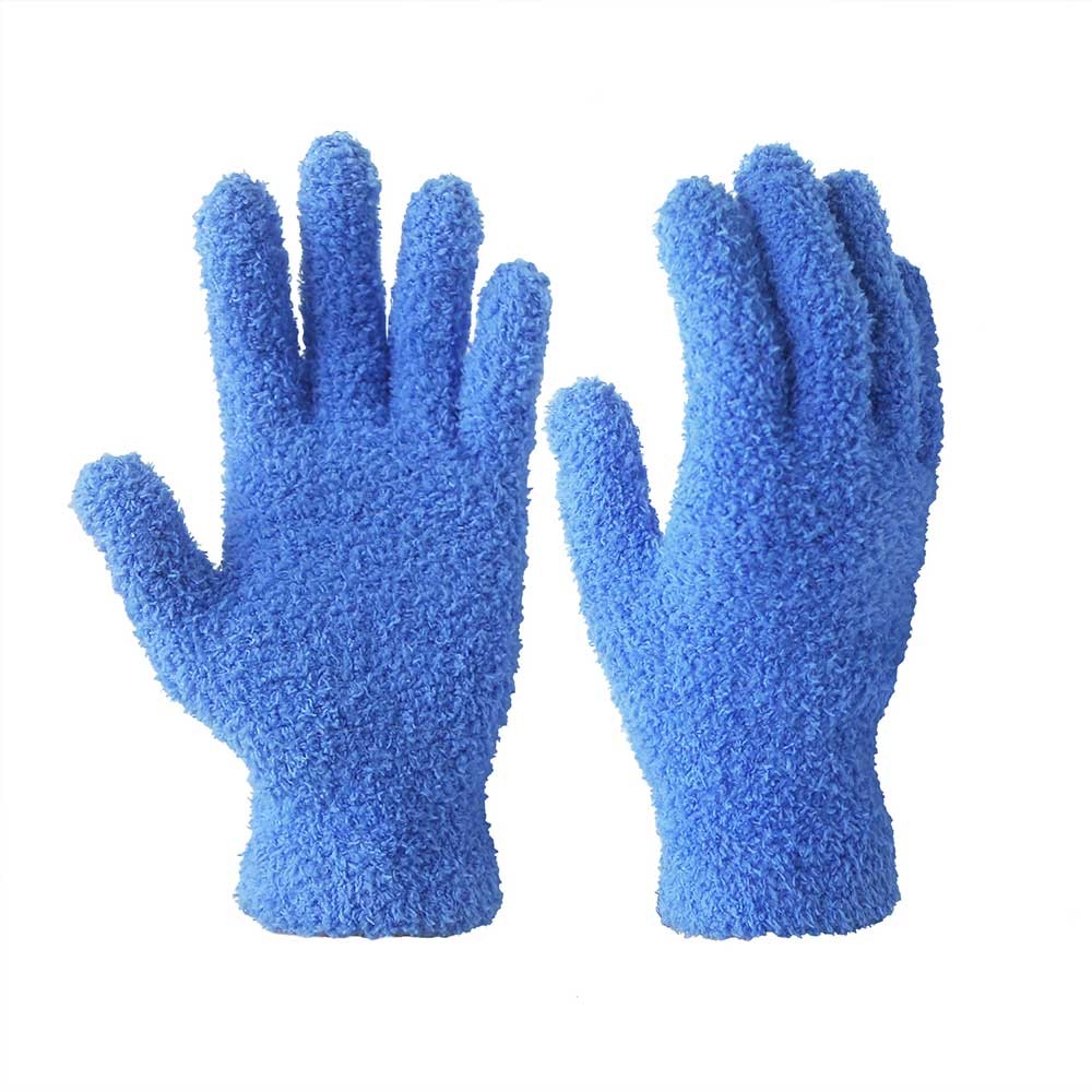 100% Microfiber Polyester Dust Cleaning Clean Room Gloves