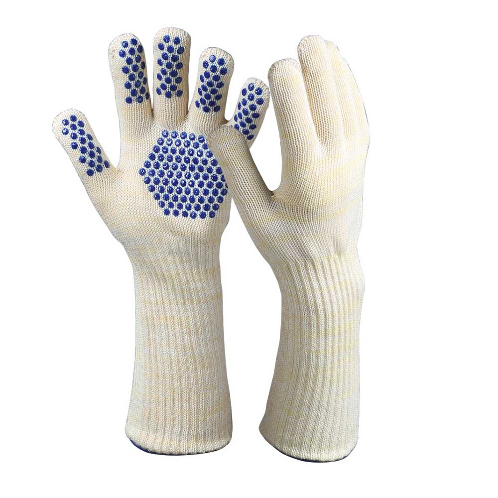 Dotted BBQ Heat Resistant Gloves