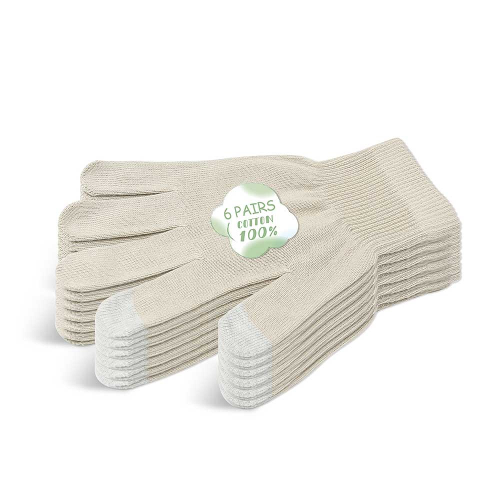 Beige Beauty Cotton Gloves for Men/BCG-002-3